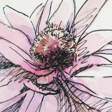 Echinacea I by Mercana Studio a Hand Embellished Textured Canvas by Mercana at Eve Furniture
