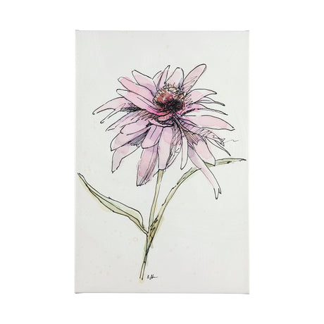 Echinacea I by Mercana Studio a Hand Embellished Textured Canvas by Mercana at Eve Furniture