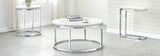 Echo 3-Piece Marble Top Set(Cocktail & 2 End Tables)