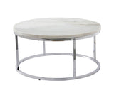 Echo 3-Piece Marble Top Set(Cocktail & 2 End Tables)