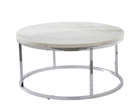 Echo 3-Piece Marble Top Set(Cocktail & 2 End Tables)