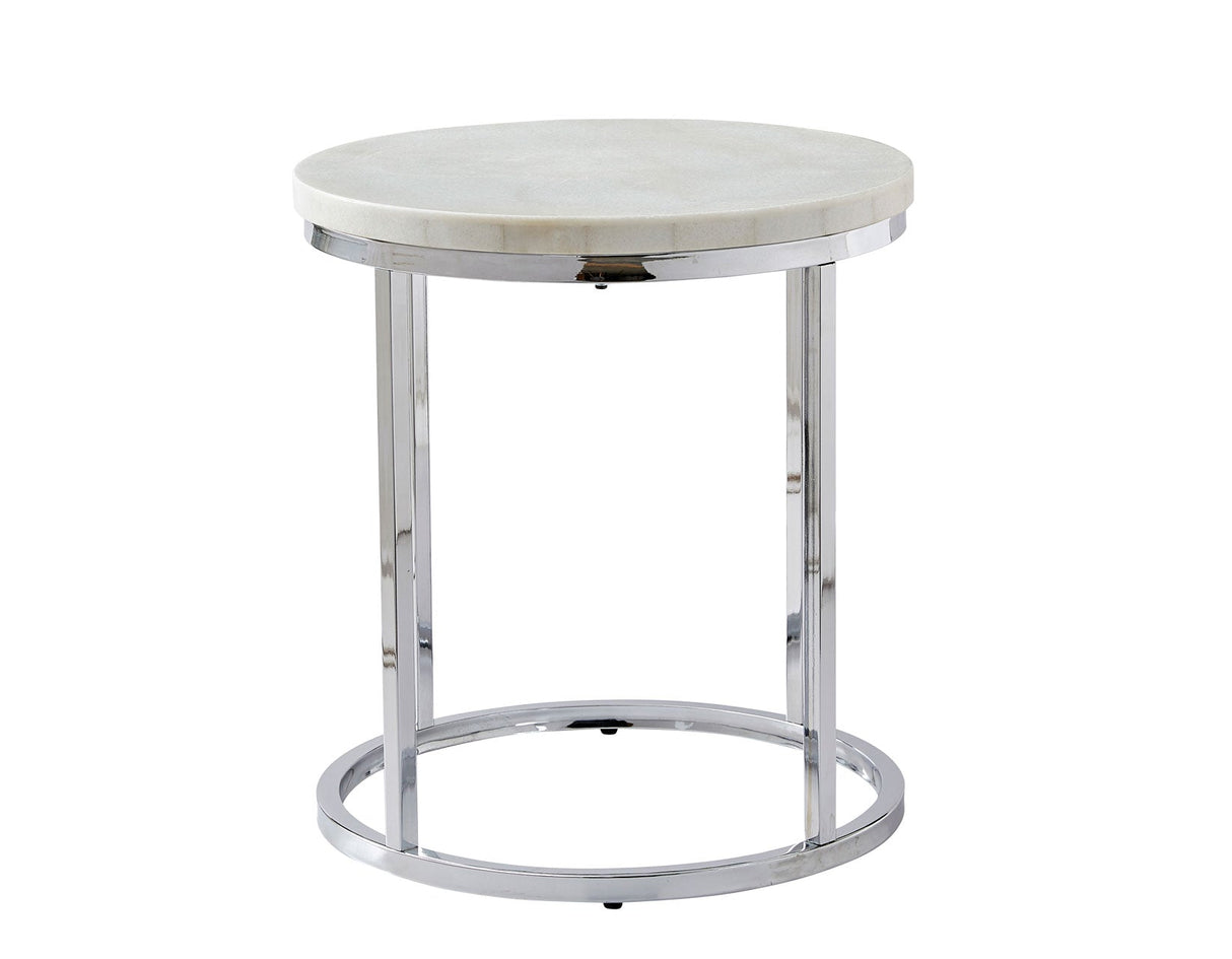 Echo 3-Piece Marble Top Set(Cocktail & 2 End Tables)