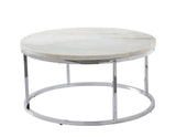 Echo 3-Piece Marble Top Set (Cocktail & 2 End Tables) by Steve Silver at Eve Furniture