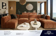 Echo Amber Fabric 6-Pc Sectional 140" x 70" by Diamond Sofa at Eve Furniture