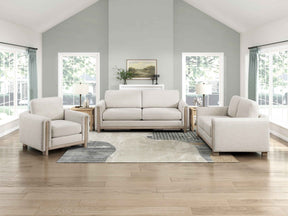 Echo Beige 3-Piece Living Room Set by Homelegance at Eve Furniture