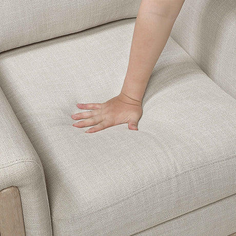 Echo Beige Loveseat by Homelegance at Eve Furniture