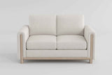Echo Beige Loveseat by Homelegance at Eve Furniture