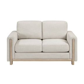 Echo Beige Loveseat by Homelegance at Eve Furniture