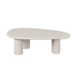 Echo Ivory Cement Coffee Table by Diamond Sofa at Eve Furniture