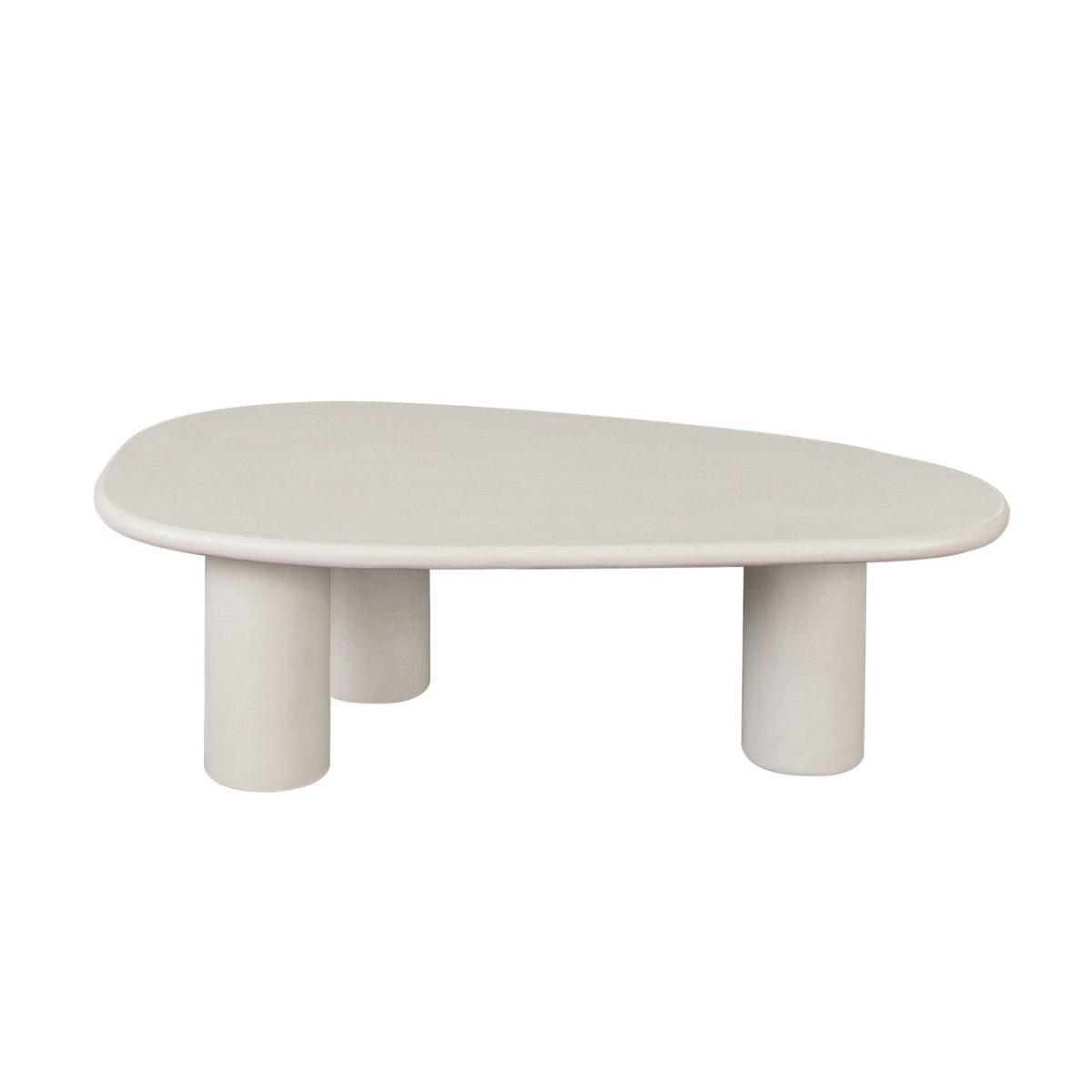 Echo Ivory Cement Coffee Table by Diamond Sofa at Eve Furniture