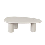 Echo Ivory Cement Coffee Table by Diamond Sofa at Eve Furniture