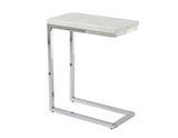 Echo White Marble Top Chairside End Table by Steve Silver at Eve Furniture