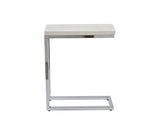 Echo White Marble Top Chairside End Table by Steve Silver at Eve Furniture