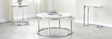 Echo 3-Piece Marble Top Set (Cocktail & 2 End Tables) by Steve Silver at Eve Furniture