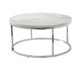 Echo 3-Piece Marble Top Set (Cocktail & 2 End Tables) by Steve Silver at Eve Furniture