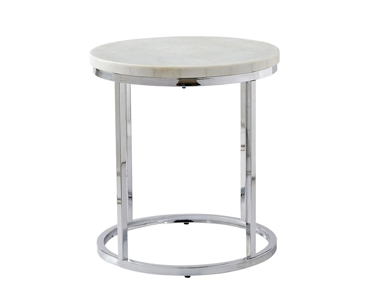 Echo 3-Piece Marble Top Set (Cocktail & 2 End Tables) by Steve Silver at Eve Furniture
