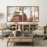 Echoes in Balance II by Mercana Studio Hand-Embellished Textured Framed Canvas Artwork by Mercana at Eve Furniture