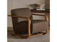 Eckersley Cool Brown Leather Lounge Chair by Moe's Home at Eve Furniture