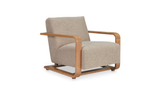 Eckersley Lounge Chair Beige Faux Shearling by Moe's Home at Eve Furniture