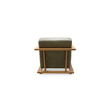 Eckersley Olive Leather Lounge Chair by Moe's Home at Eve Furniture