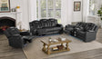Eclipse Black Air Leather 3-Piece Power Reclining Living Room Set [Special Price] by New Era Innovations at Eve Furniture