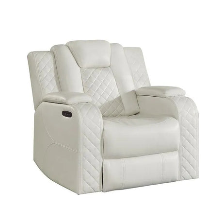 Eclipse Sand Air Leather 3-Piece Power Reclining Living Room Set [Special Price] by New Era Innovations at Eve Furniture