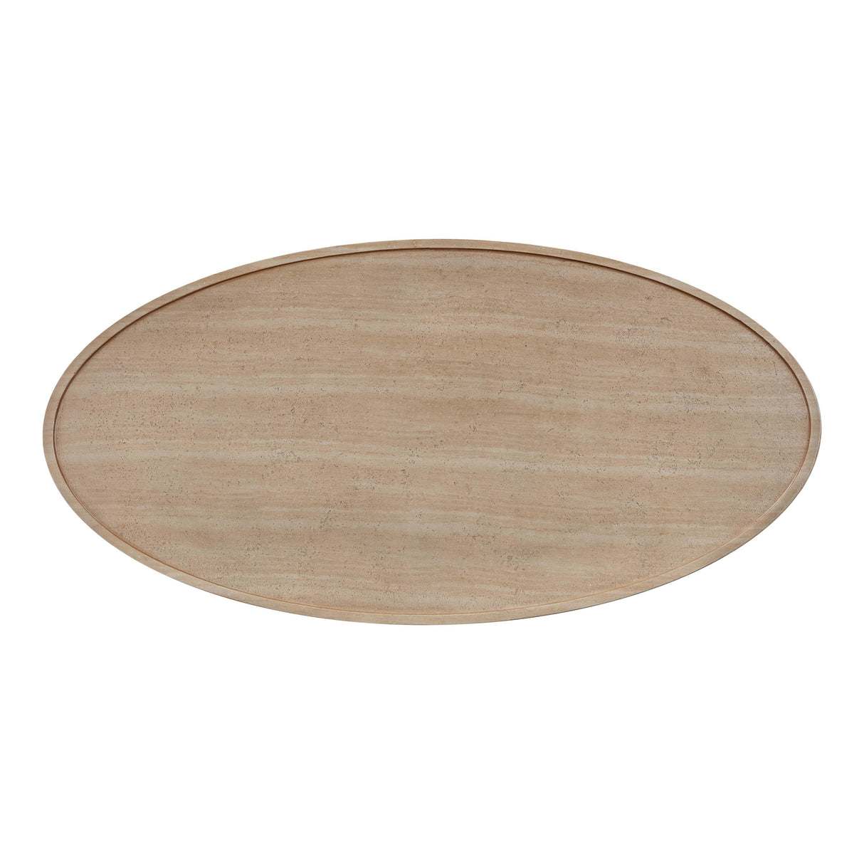 Eclipse Textured Faux Travertine Indoor / Outdoor Coffee Table by TOV Furniture at Eve Furniture