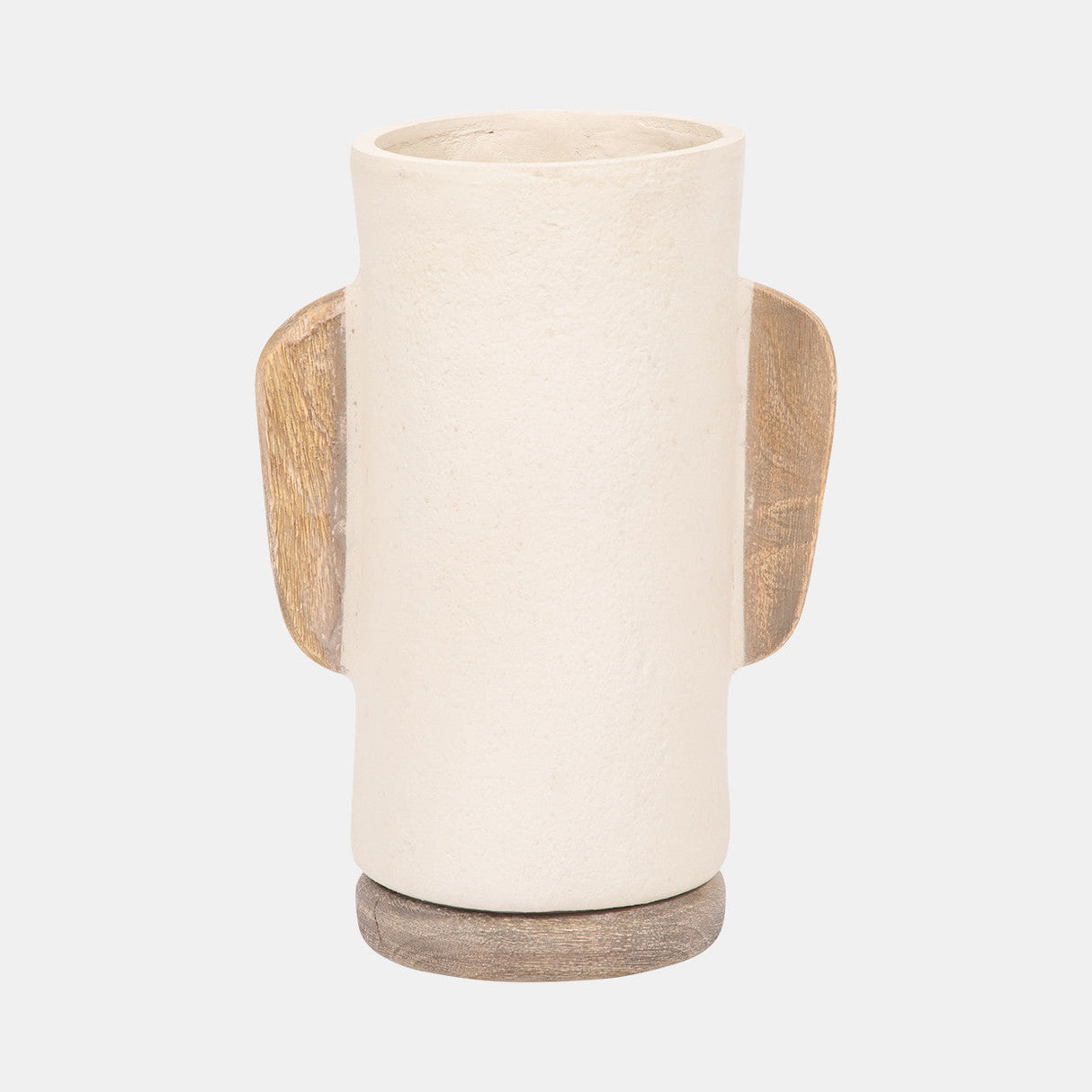 Ecomix, 13" Organic Vase, Ivory