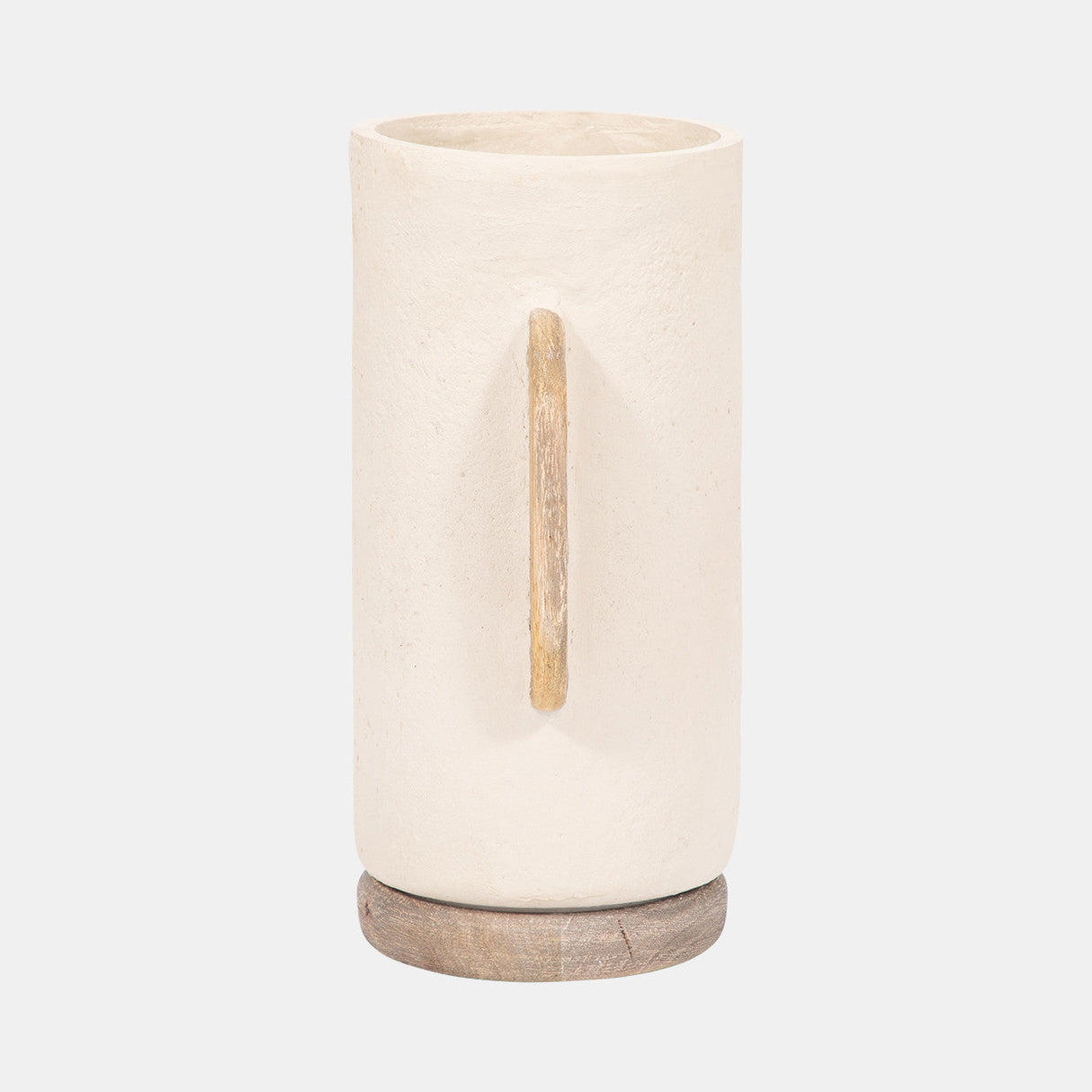 Ecomix, 13" Organic Vase, Ivory