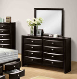 Zosimo Black 5-Piece Queen Bedroom Set by Furniture of America at Eve Furniture