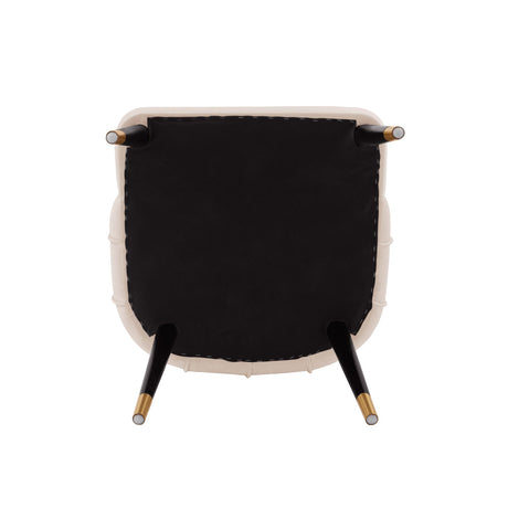 Eda Dining Chair in Cream by Manhattan Comfort at Eve Furniture