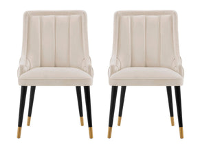 Eda Dining Chair in Cream (set of 2) by Manhattan Comfort at Eve Furniture