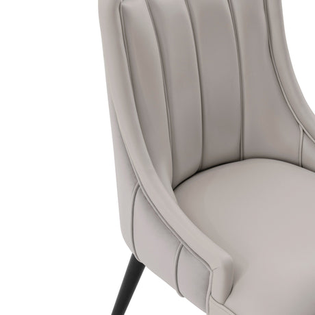 Eda Dining Chair in Grey by Manhattan Comfort at Eve Furniture