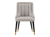 Eda Dining Chair in Grey by Manhattan Comfort at Eve Furniture