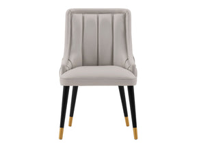 Eda Dining Chair in Grey by Manhattan Comfort at Eve Furniture