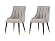 Eda Dining Chair in Grey (set of 2) by Manhattan Comfort at Eve Furniture