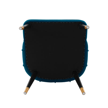 Eda Dining Chair in Midnight Blue by Manhattan Comfort at Eve Furniture