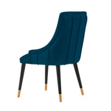 Eda Dining Chair in Midnight Blue by Manhattan Comfort at Eve Furniture
