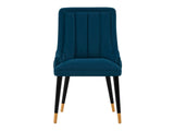 Eda Dining Chair in Midnight Blue by Manhattan Comfort at Eve Furniture