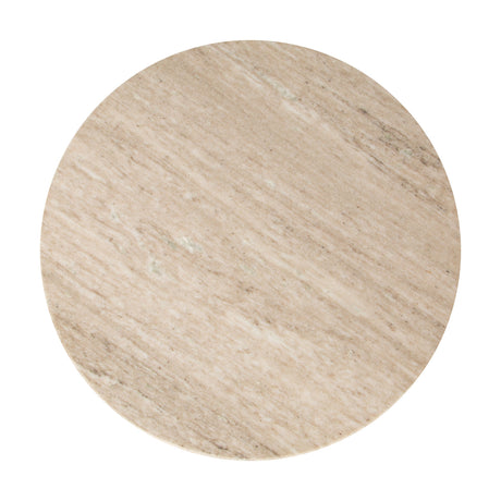 Eda White & Natural Side Table by Zuomod at Eve Furniture
