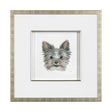 Eddie (Yorkie 1) by Mercana Studio a Hand Embellished Textured Framed Art Print Matted under Glass by Mercana at Eve Furniture