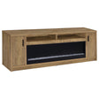 Eddy Mango 79-inch 2-Door TV Stand Fireplace Media Console by Coaster at Eve Furniture