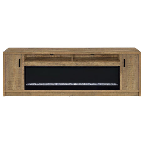 Eddy Mango 79-inch 2-Door TV Stand Fireplace Media Console by Coaster at Eve Furniture