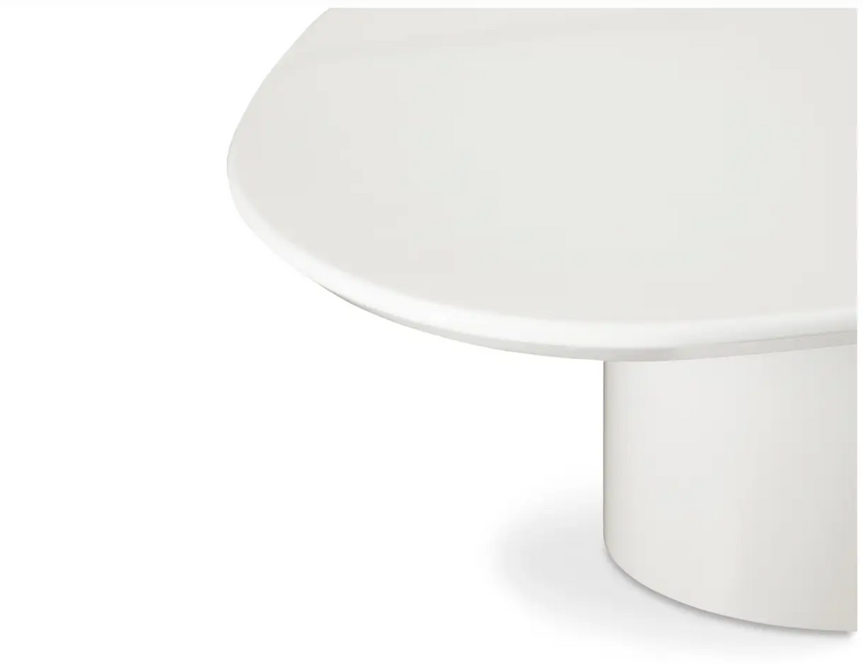 Eden Coffee Table Ivory Lacquer by Moe's Home at Eve Furniture
