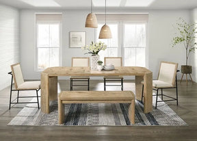 Edenbridge Oak 6-Piece Dining Room Set by Furniture of America at Eve Furniture