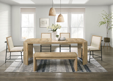 Edenbridge Oak Bench by Furniture of America at Eve Furniture