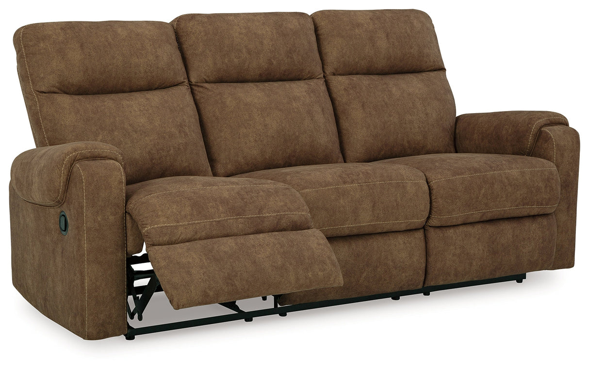 Edenwold Brindle Manual Sofa, Loveseat and Recliner by Ashley at Eve Furniture