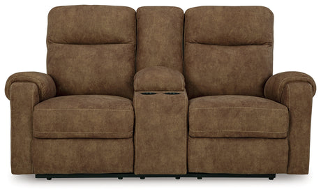 Edenwold Brindle Manual Sofa, Loveseat and Recliner by Ashley at Eve Furniture