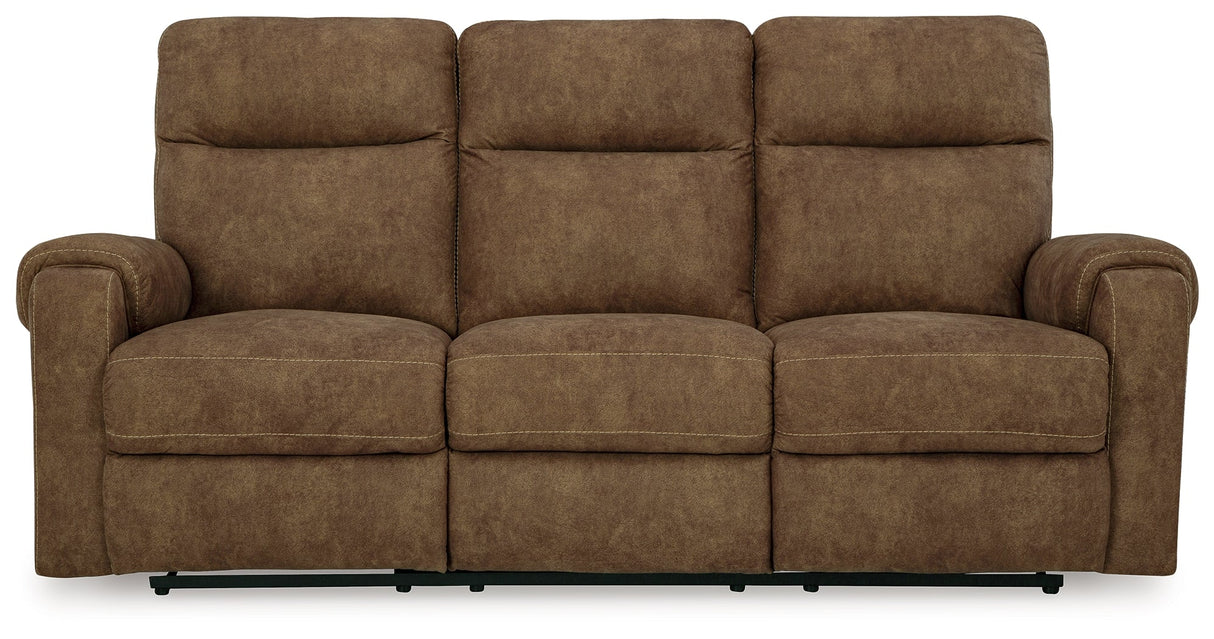 Edenwold Brindle Manual Sofa, Loveseat and Recliner by Ashley at Eve Furniture