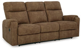 Edenwold Brindle Manual Sofa, Loveseat and Recliner by Ashley at Eve Furniture